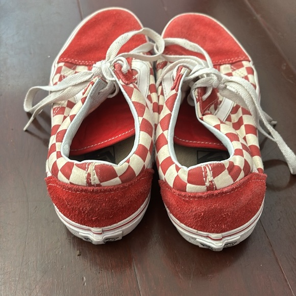 Red checkered Vans - Picture 2 of 4